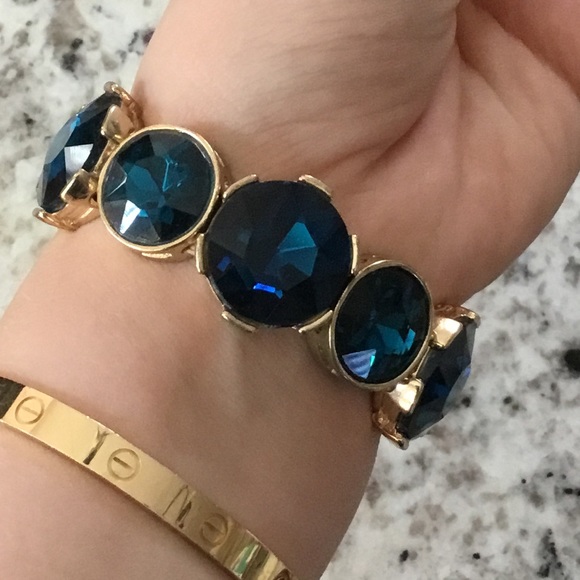 Blue Crystal Bracelet - Picture 3 of 3